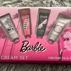 NIB BARBIE 5 Hand Cream set. Barbie Vanilla, Cherry, Strawberry and Berry.